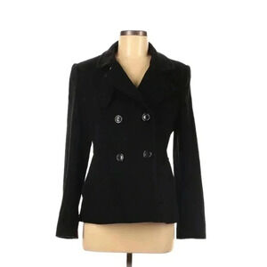 Steve By Searle Black Wool Coat